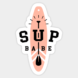 SUP Babe Sticker